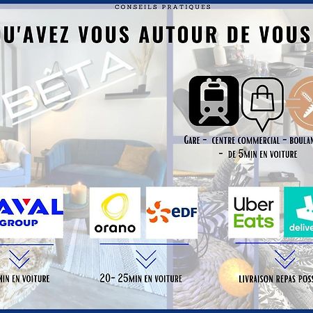 # Beta # Netflix & Wifi Apartment Cherbourg-en-Cotentin Bagian luar foto